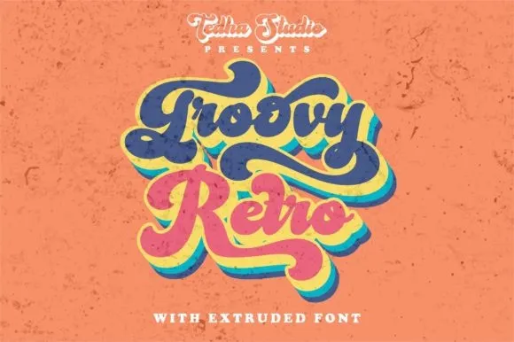 Groovy Retro Font