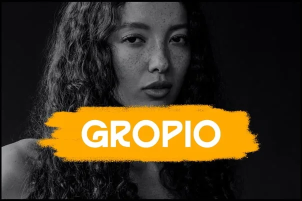 Gropio Typeface Font