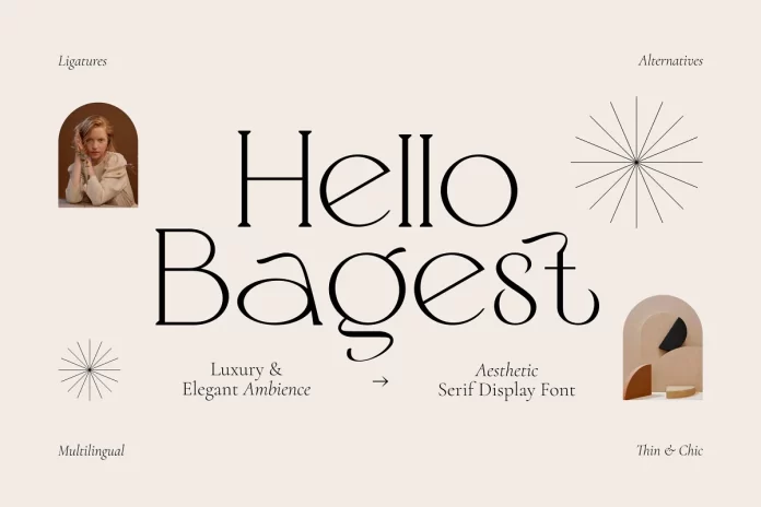 Hello Bagest - Aesthetic Font