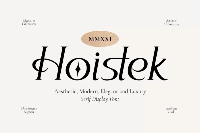 Hoistek - Aesthetic Font