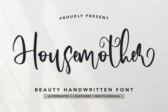 Housemother Font