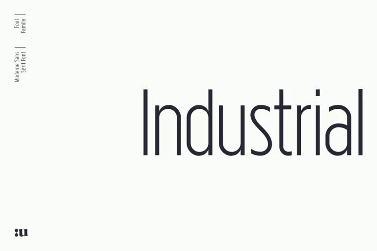 Industrial Sans Font