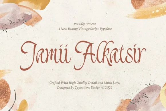 Jamii Alkatsir Font