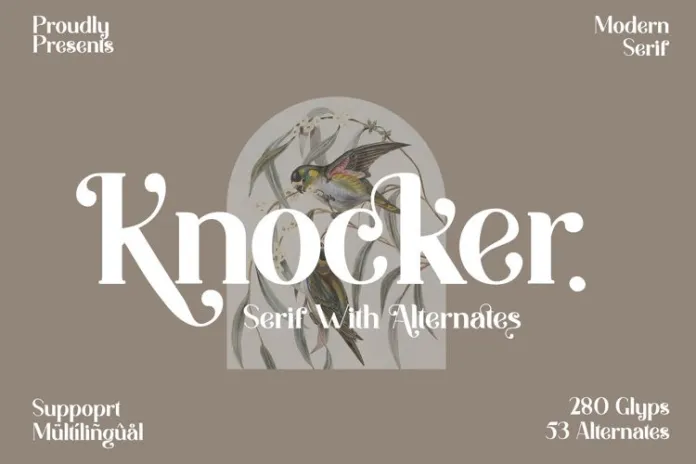 Knocker Font