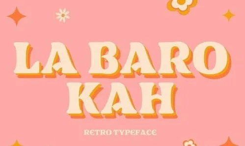 La Barokah - Retro Font