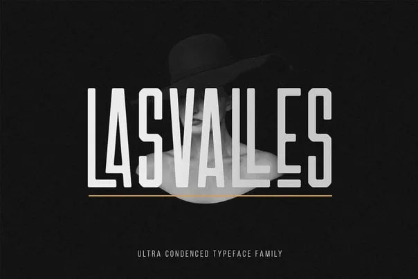Las Valles Utra Condensed Font