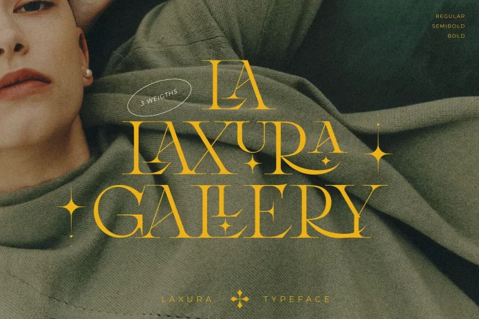 Laxura - Majestic Typeface Font