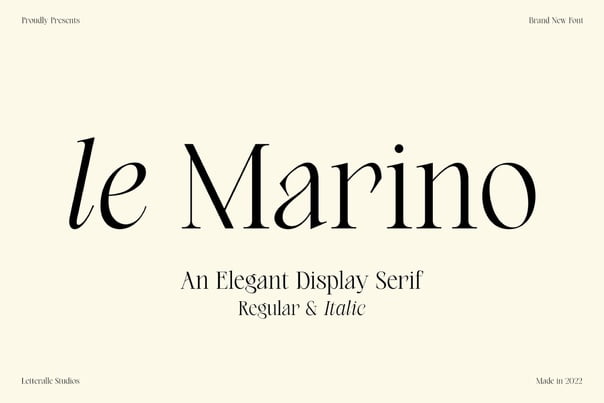 Le Marino Font