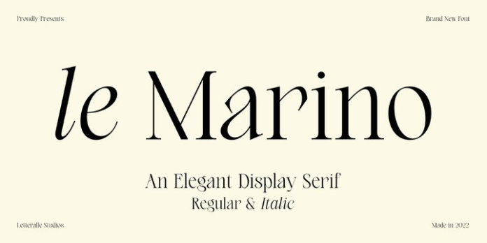 Le Marino Font
