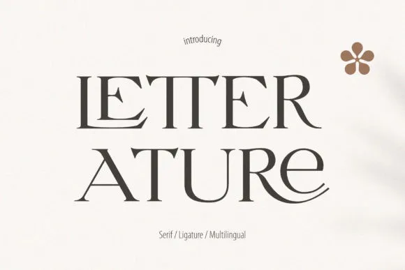 Letterature Font
