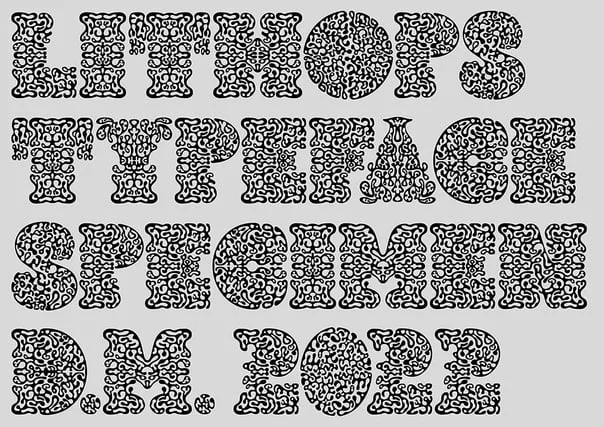Lithops Font