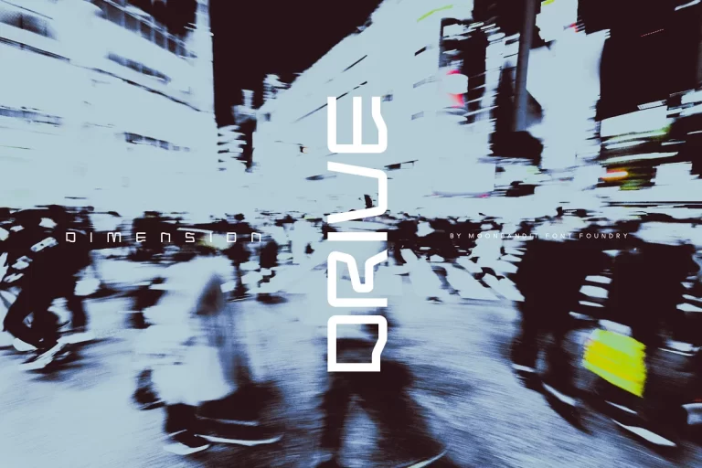 MBF Dimension Drive Font