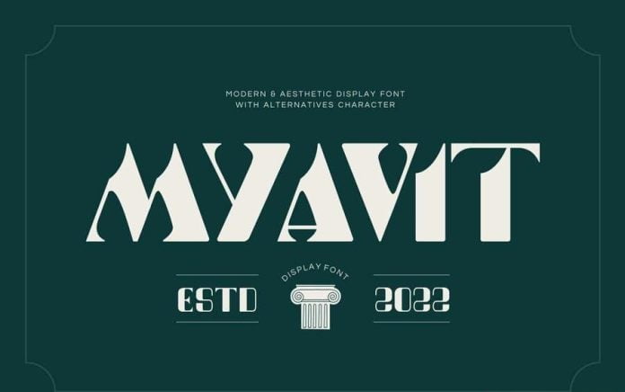 Modern - Myavit Font