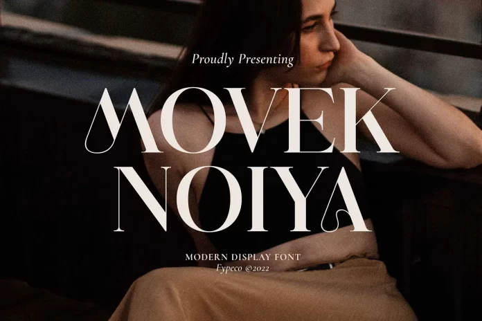 Movek Noiya - Modern Display Font