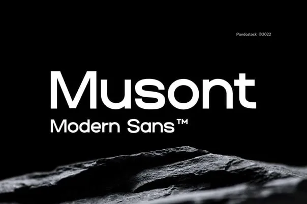 Musont Modern Sans Serif Font