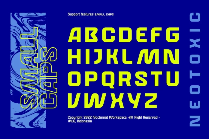 Neotoxic Sans Serif + 6 Font Style