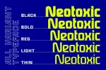 Neotoxic Sans Serif + 6 Font Style