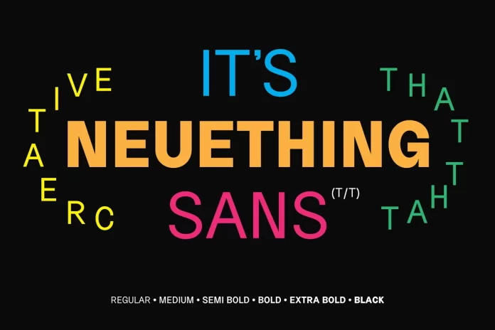 Neuething Sans Serif Font