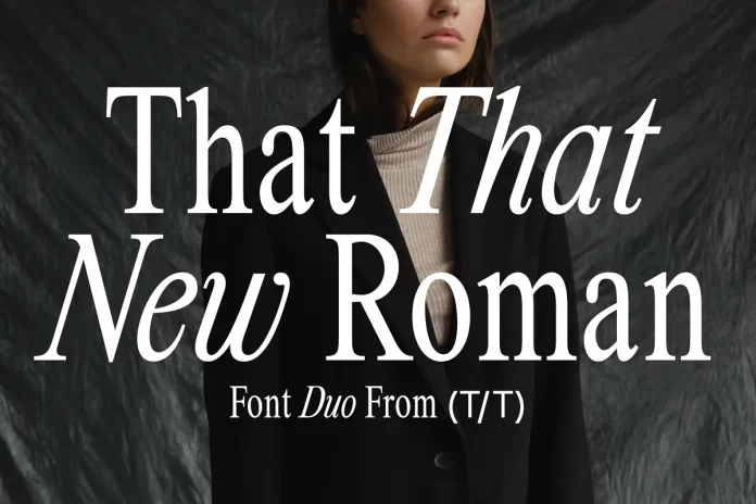 Nineties Editorial Font Duo