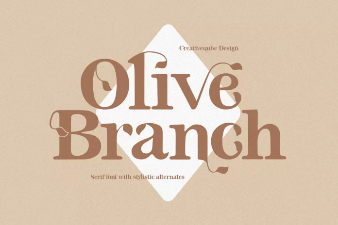Olive Branch Font