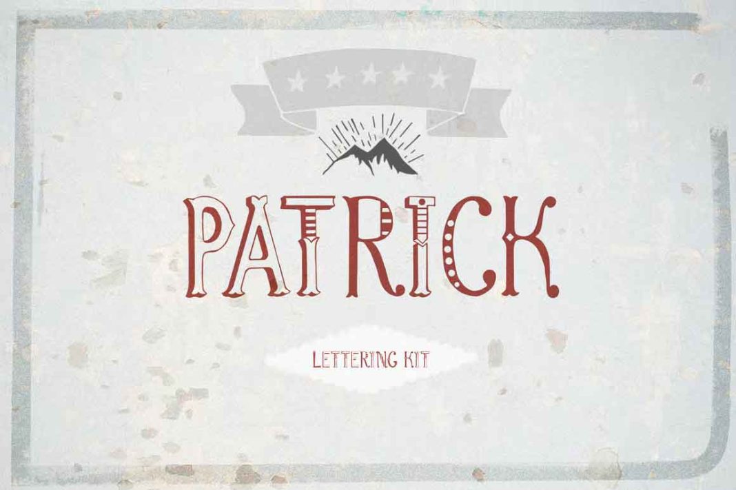 Patrick Font & Lettering Kit