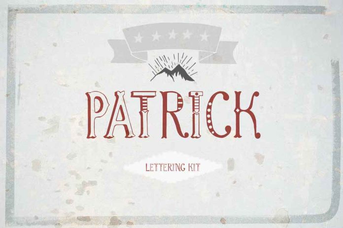 Patrick Font & Lettering Kit