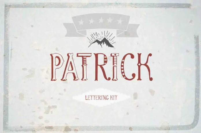Patrick Font & Lettering Kit