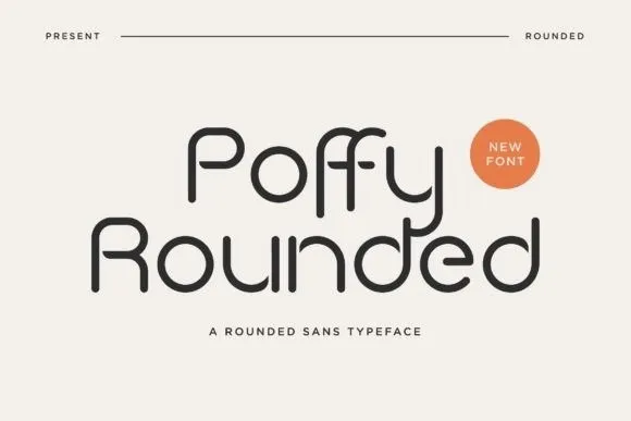 Poffy Rounded Font