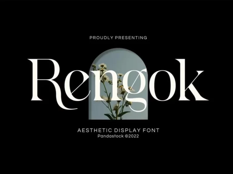 Rengok - Display Typeface Font