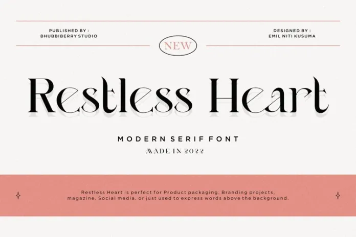 Restless Heart Font