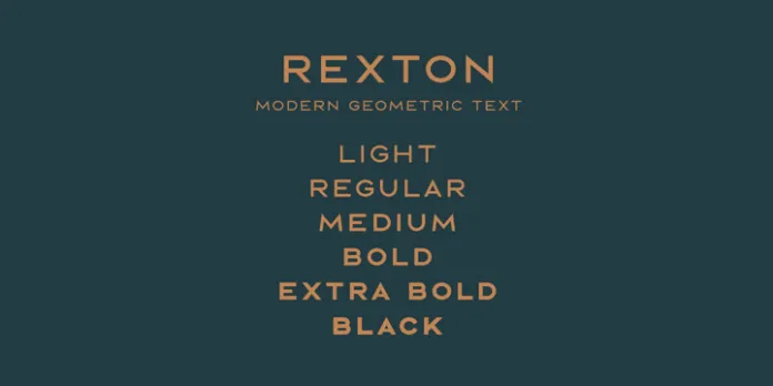 Rexton Font