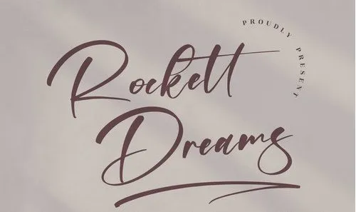 Rocket Dreams Modern Signature Font