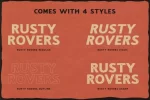 Rusty Rovers Font