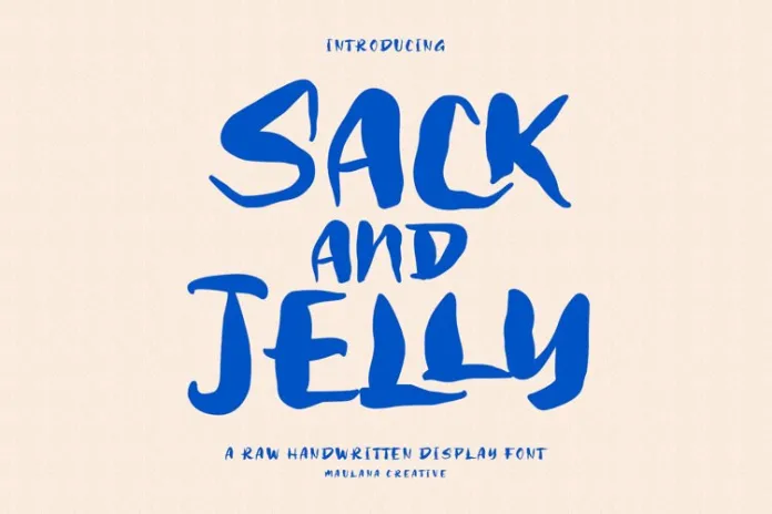 Sack and Jelly Font