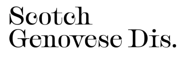 Scotch Genovese Book Display Font