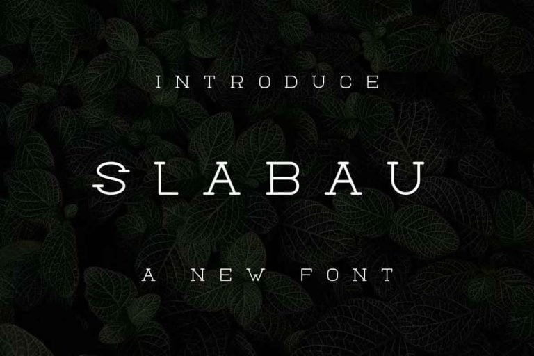 Slabau Font