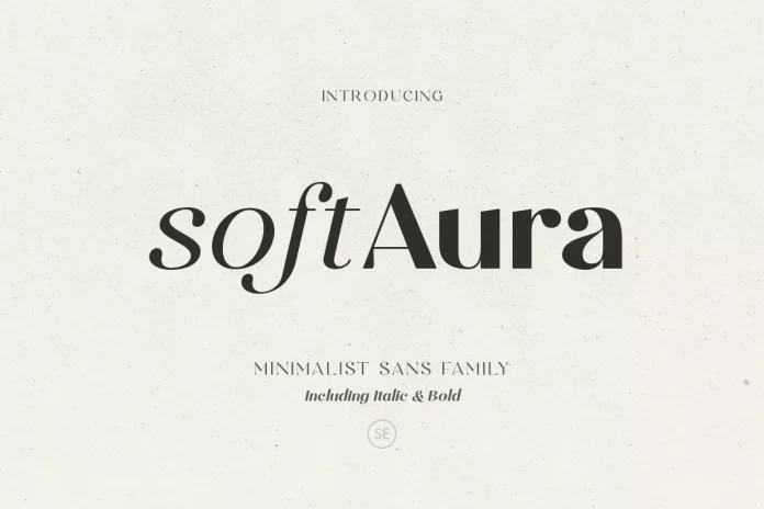 Soft Aura - Minimalist Sans Family Font
