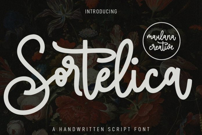 Sortelica - Handwritten Script Font