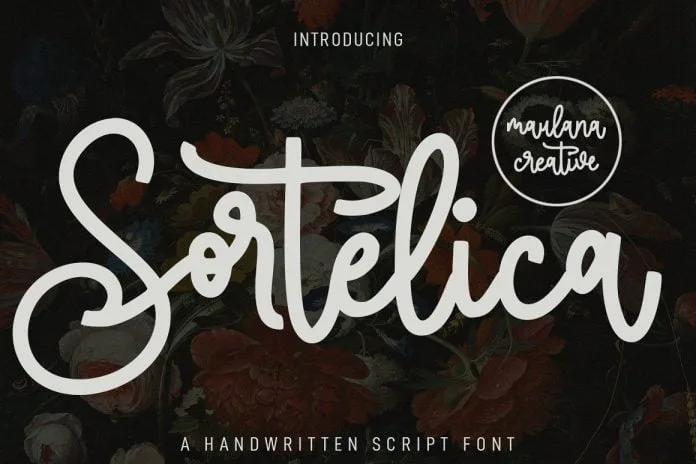 Sortelica - Handwritten Script Font