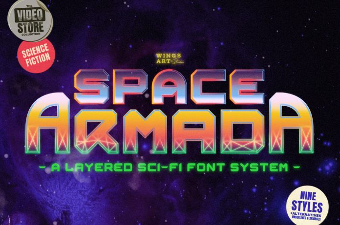 Space Armada - A Retro Future Font