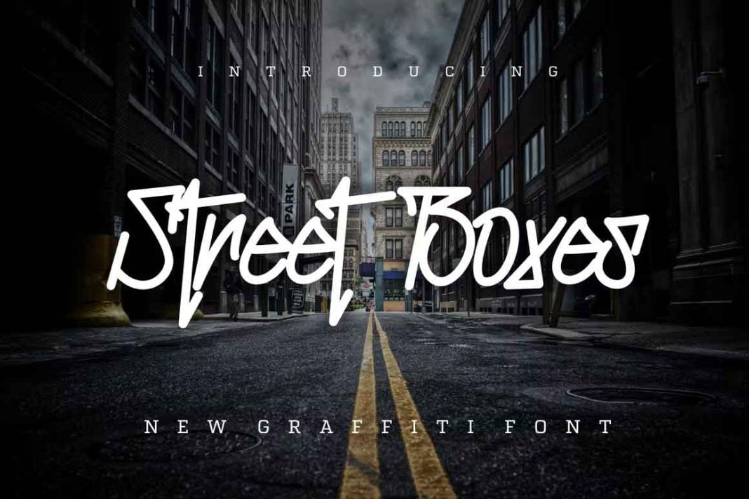 Street Boxes Font