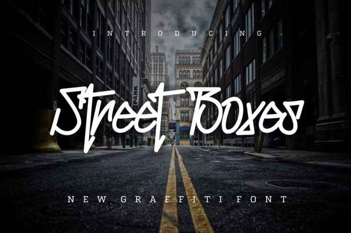 Street Boxes Font