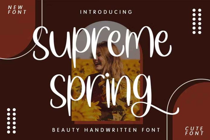 Supreme Spring Font