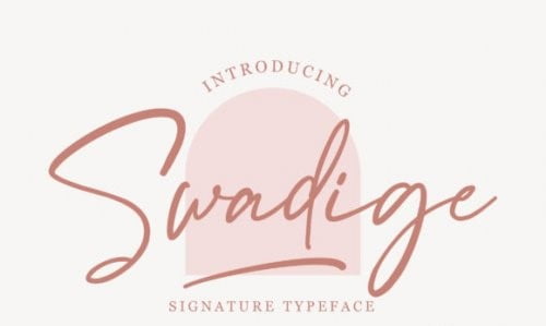 Swadige Font
