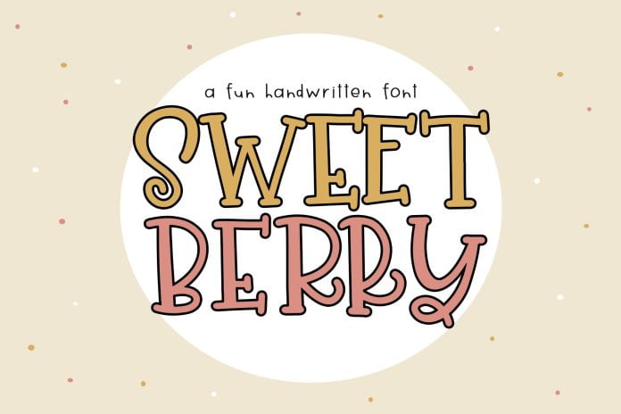 Sweet Berry - Fun Handwritten Font