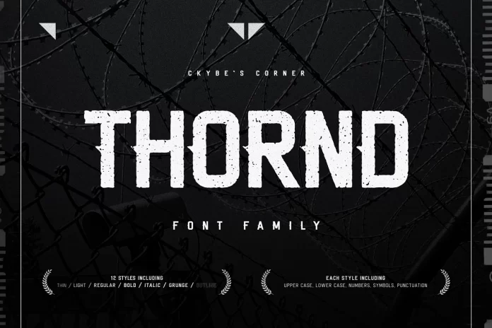 THORND - Sans Serif Font Family