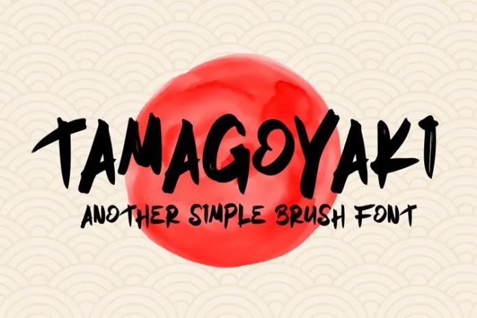 Tamagoyaki Font