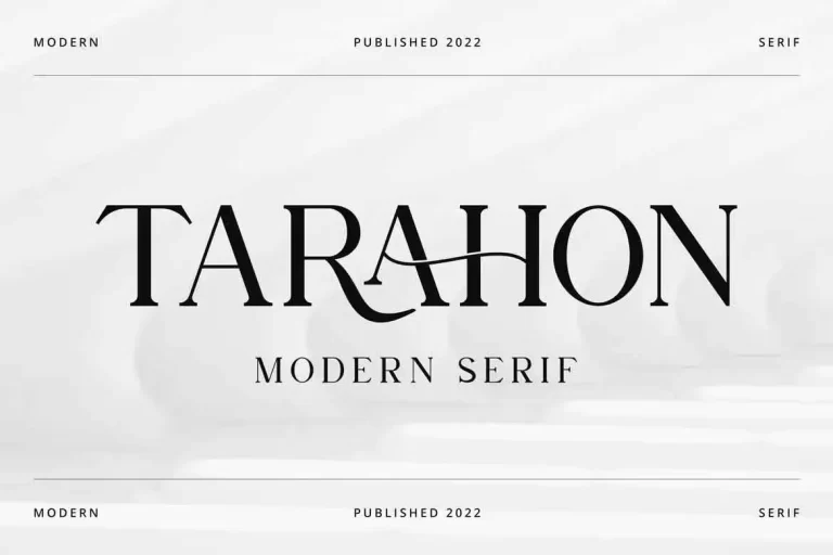 Tarahon - Modern Serif Font
