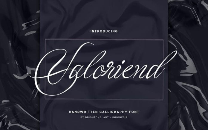Valoriend - Beauty Lettering Font