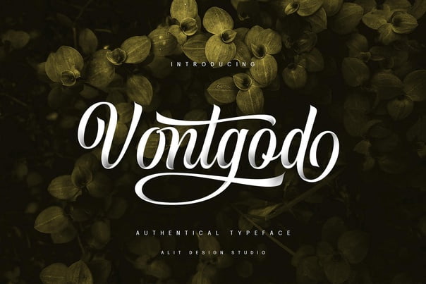 Vontgod Typeface Font